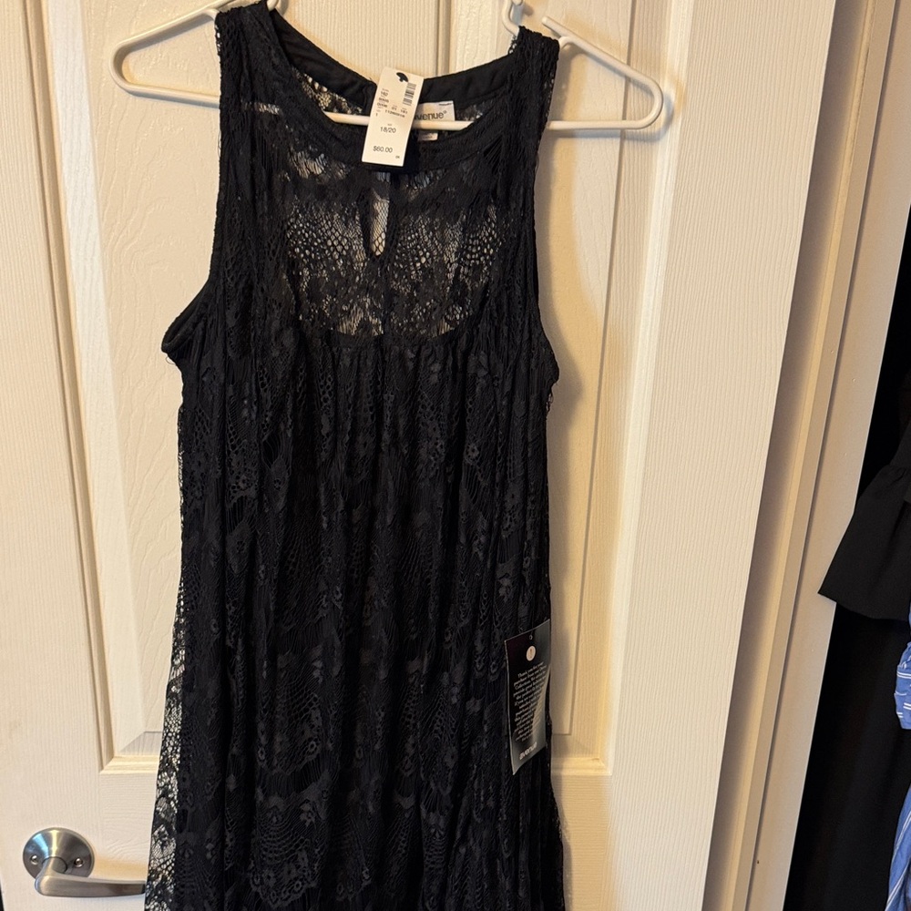 Avenue Black Lace Dress